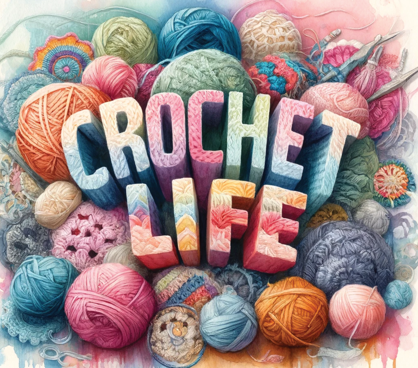 Crochet Life 20oz Skinny Tumbler