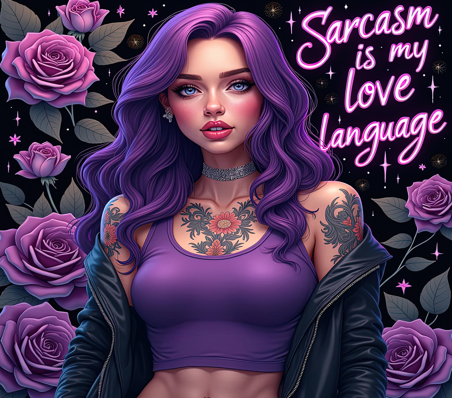 Sarcasm is my Love Language 20oz Skinny Tumbler