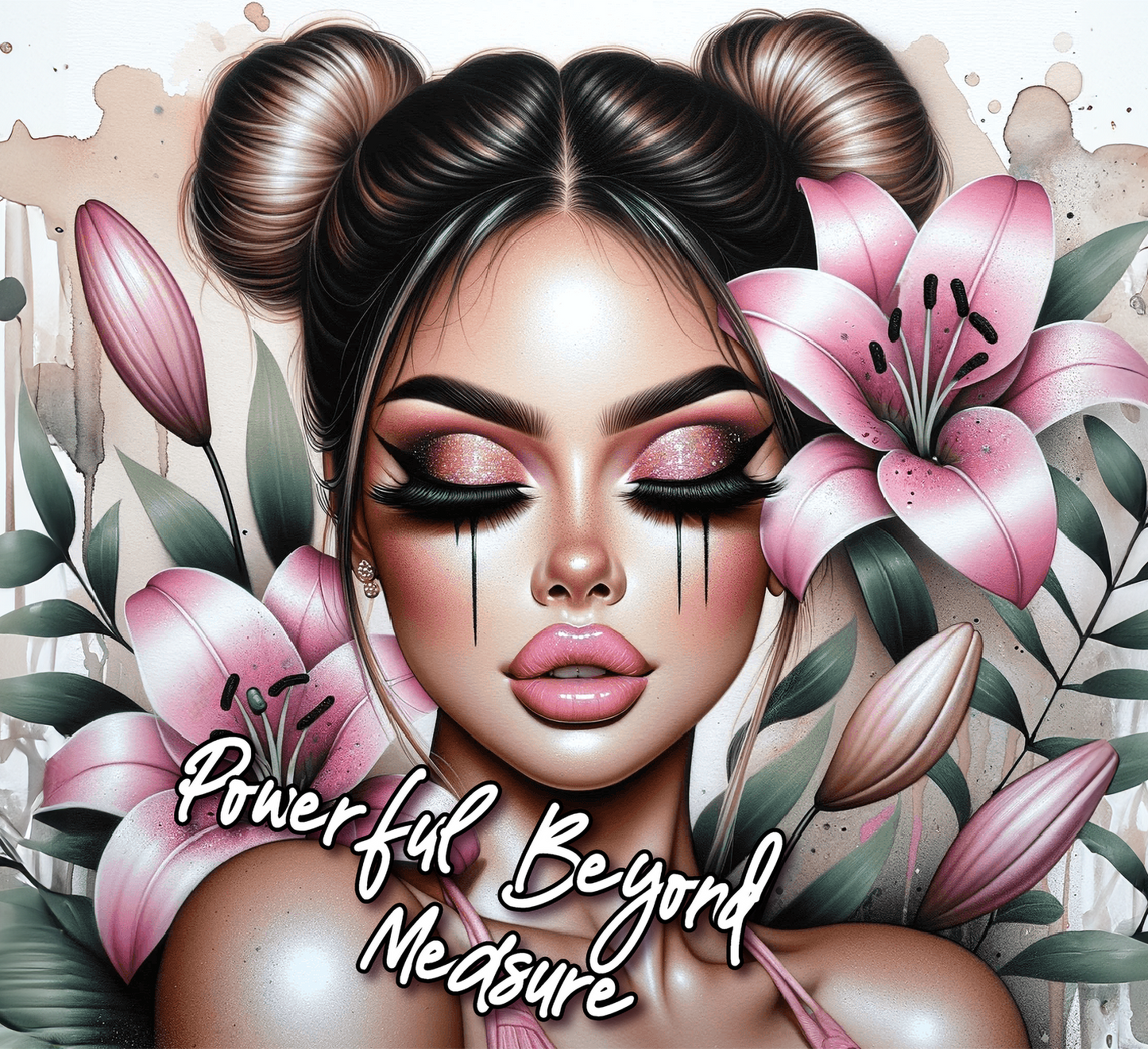 Powerful Beyond Measure 20oz Skinny Tumbler