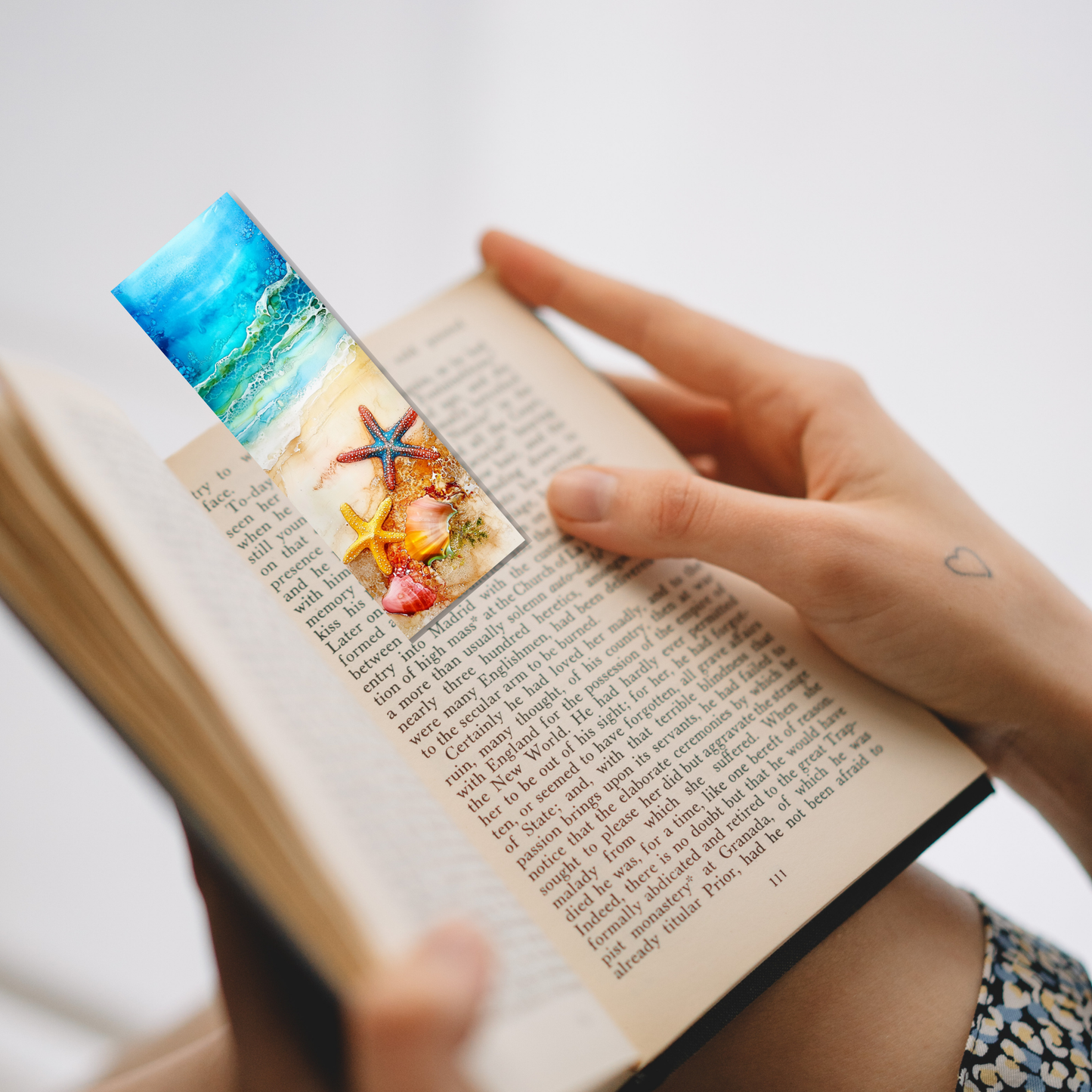 Very Beachy Bookmark Set or Individual