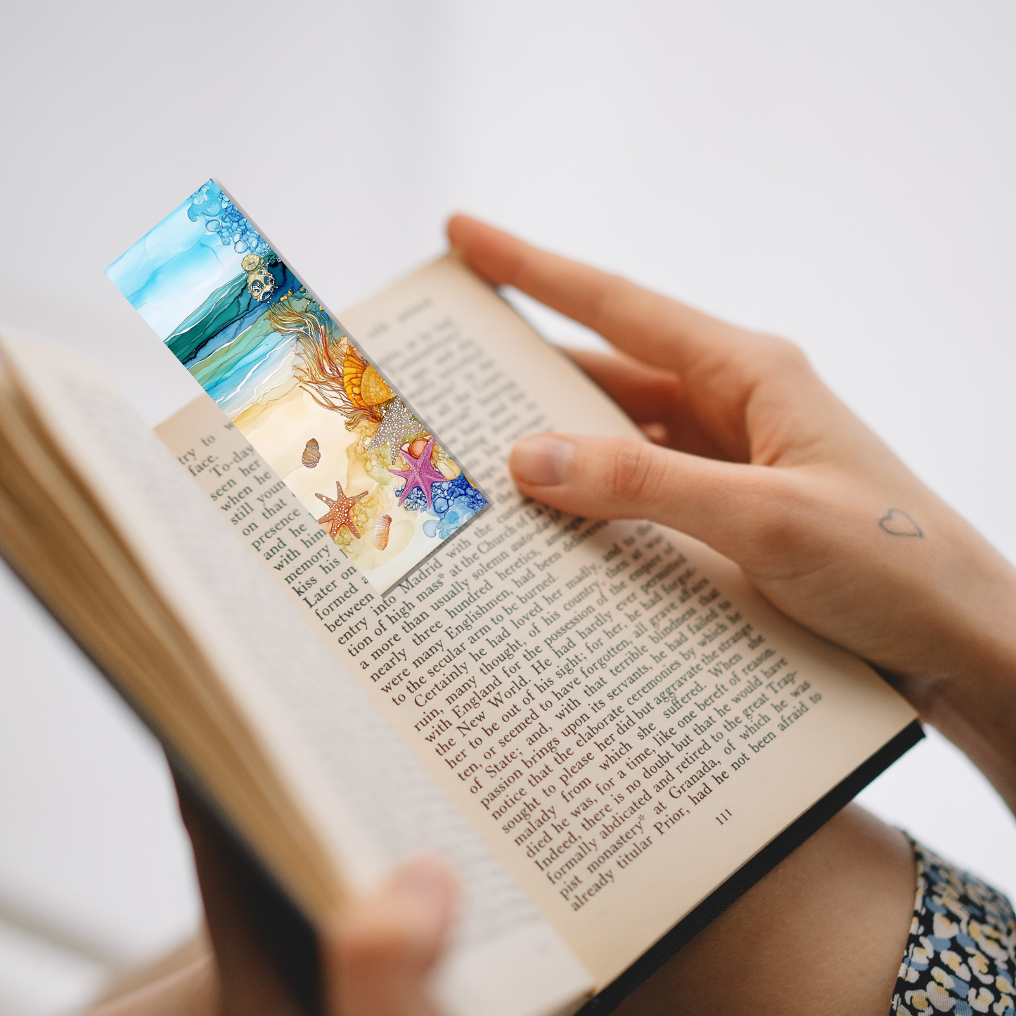 Very Beachy Bookmark Set or Individual