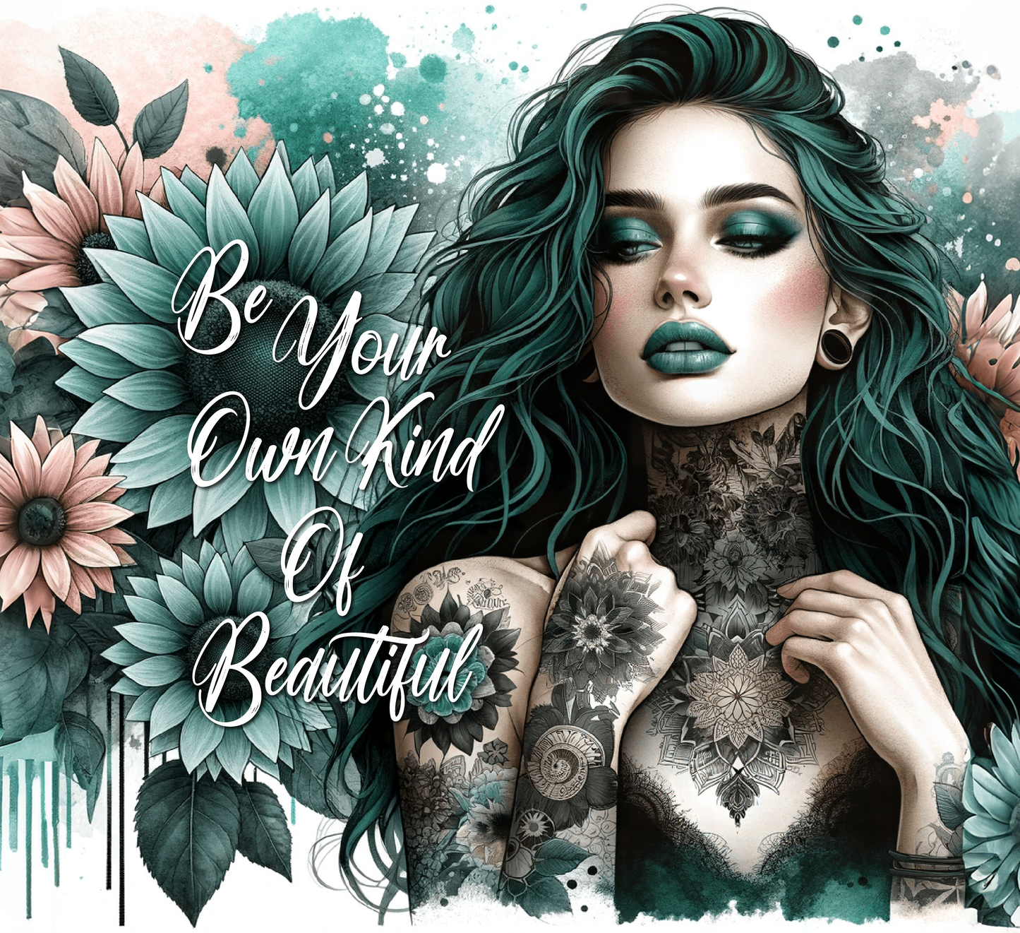 Be Your Own Kind of Beautiful 20oz Skinny Tumbler