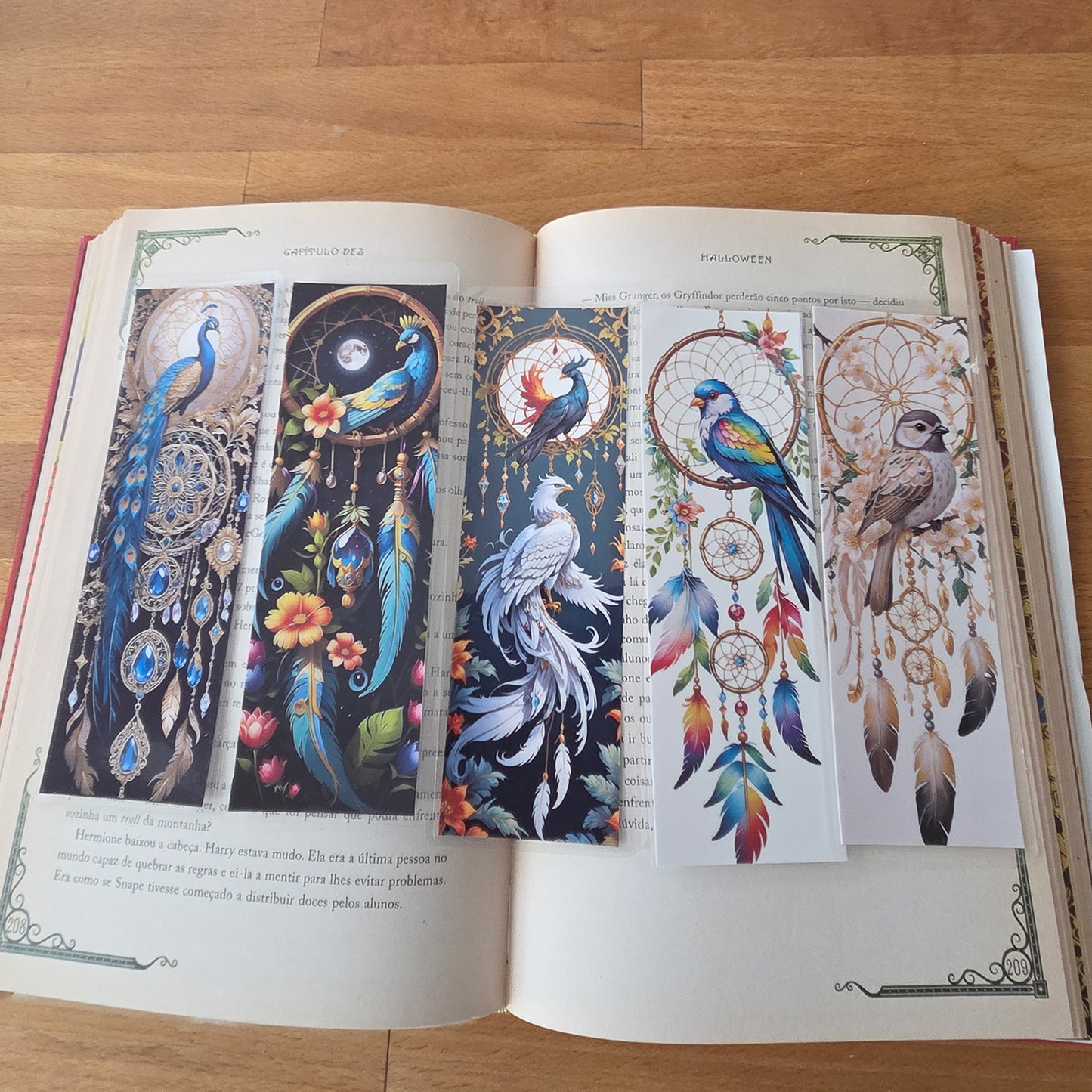 Winged Dreamcatcher Bookmarks