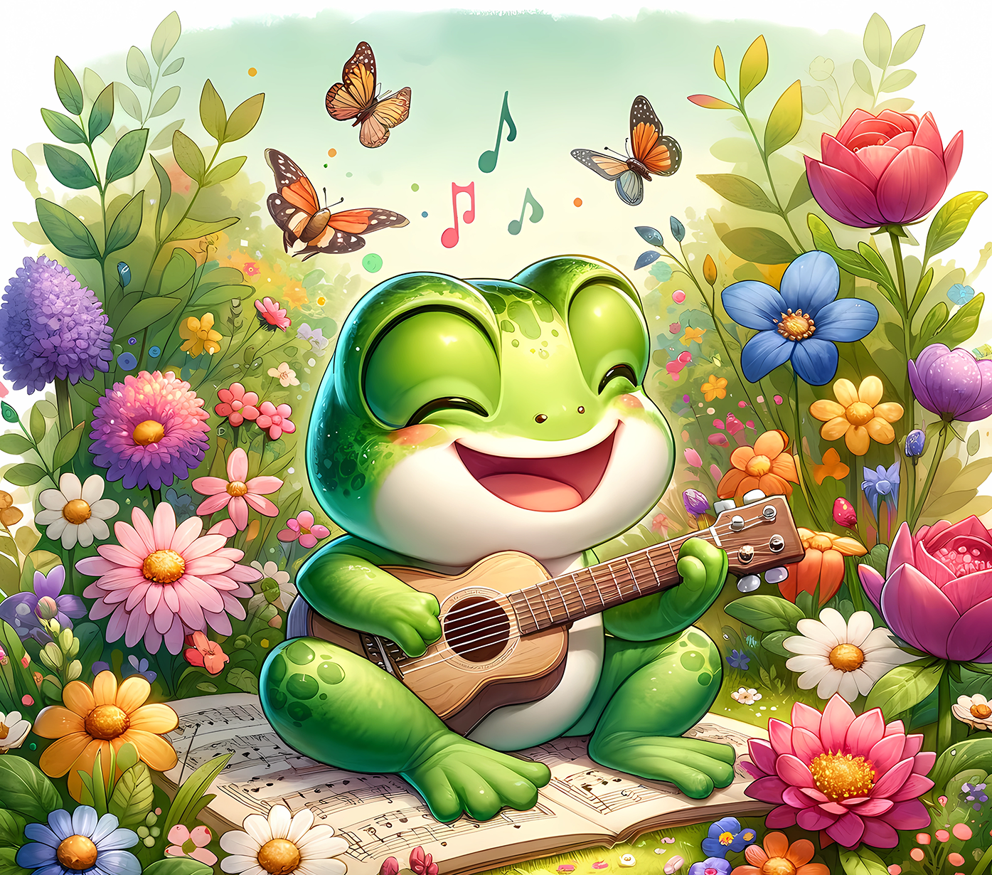 Banjo-Playing Frog 20oz Skinny Tumbler