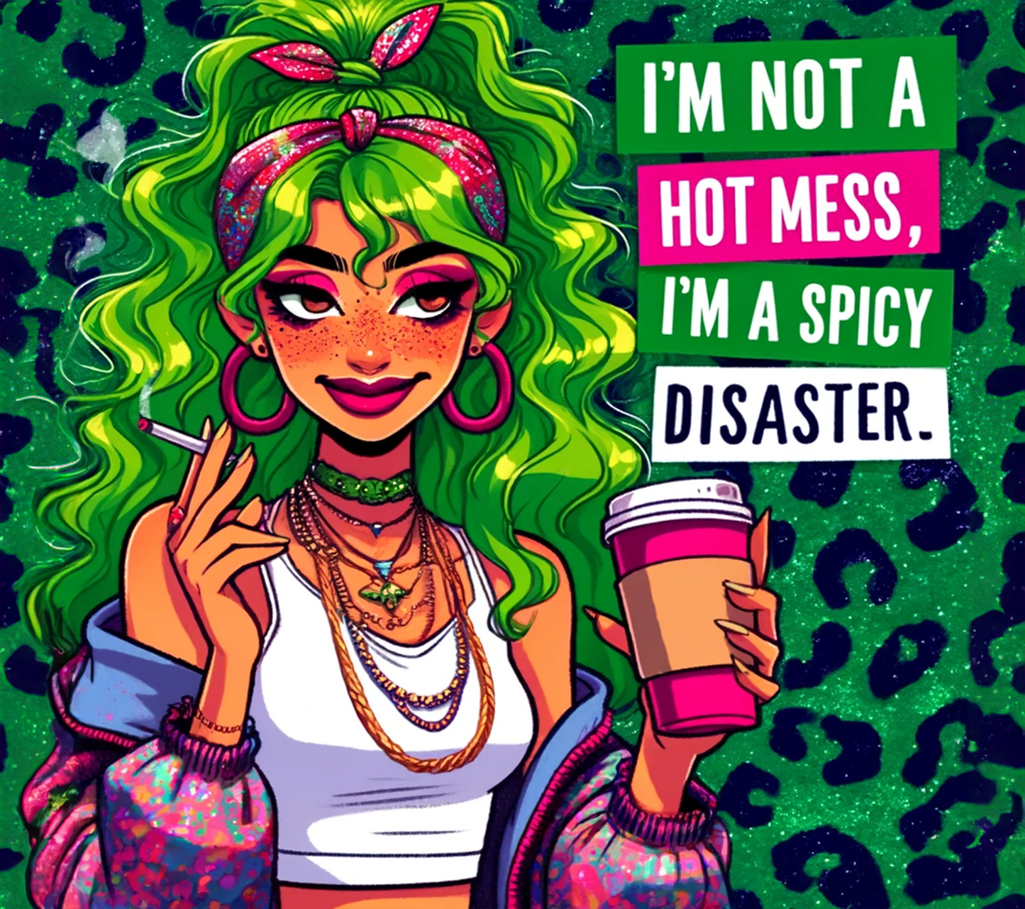 "I'm Not a Hot Mess. I'm a Spicy Disaster" Tumbler