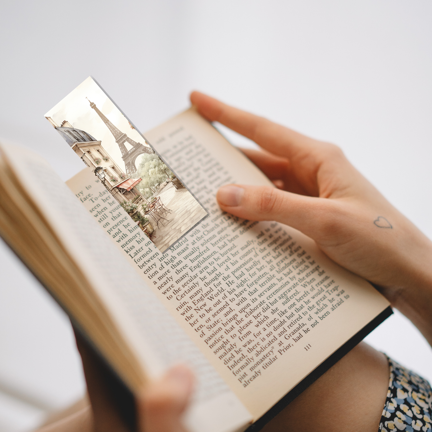 Eiffel Tower Bookmark Set or Individual