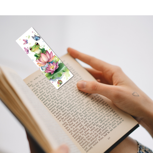 Friendly Frog Bookmark Set or Individual