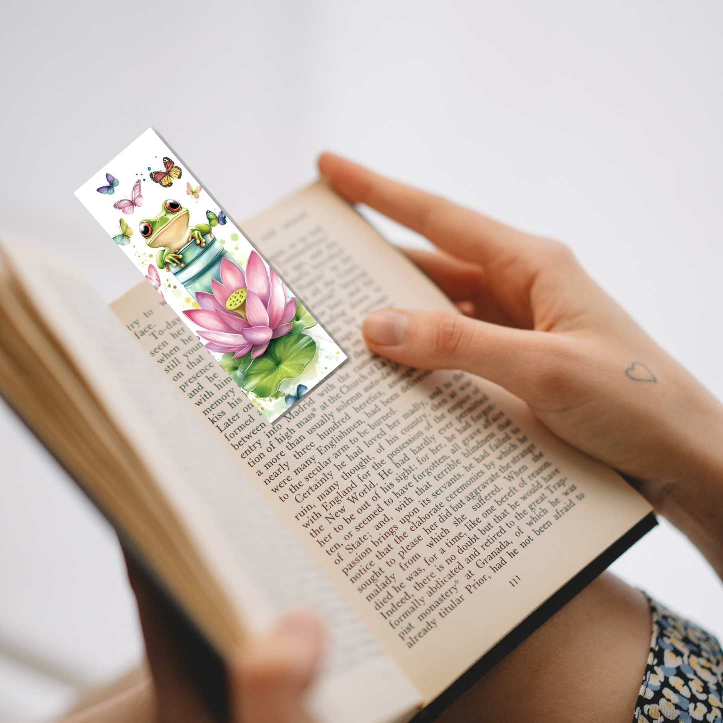 Friendly Frog Bookmark Set or Individual
