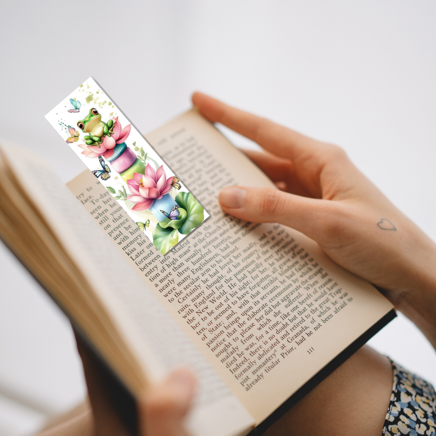Friendly Frog Bookmark Set or Individual
