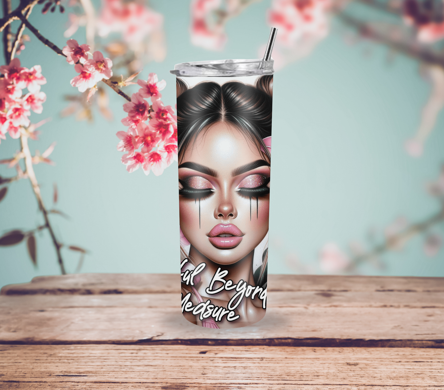 Powerful Beyond Measure 20oz Skinny Tumbler