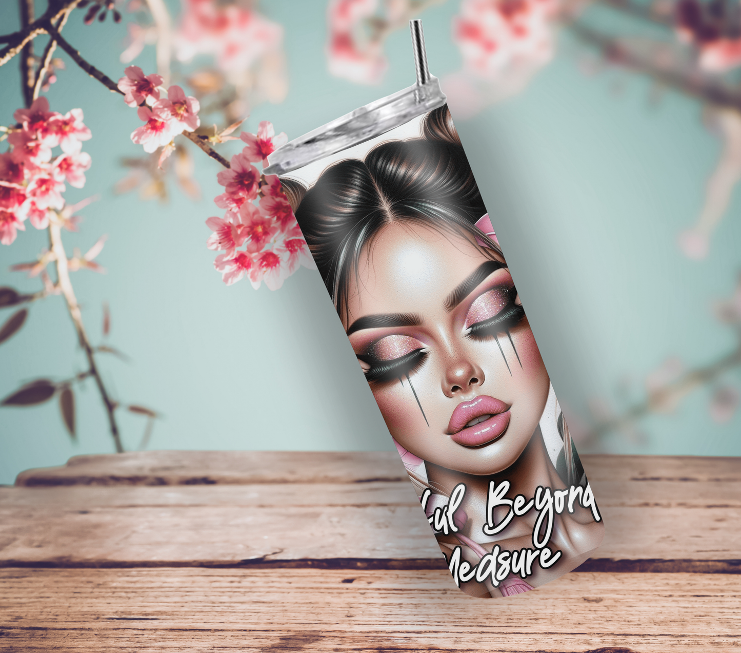 Powerful Beyond Measure 20oz Skinny Tumbler