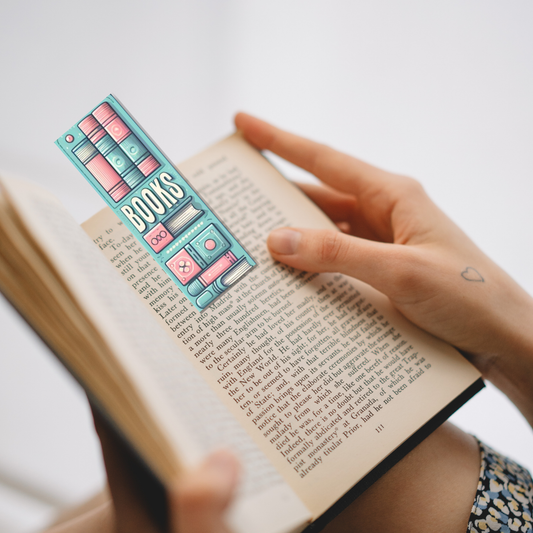 Books and More Books Bookmark Set or Individual