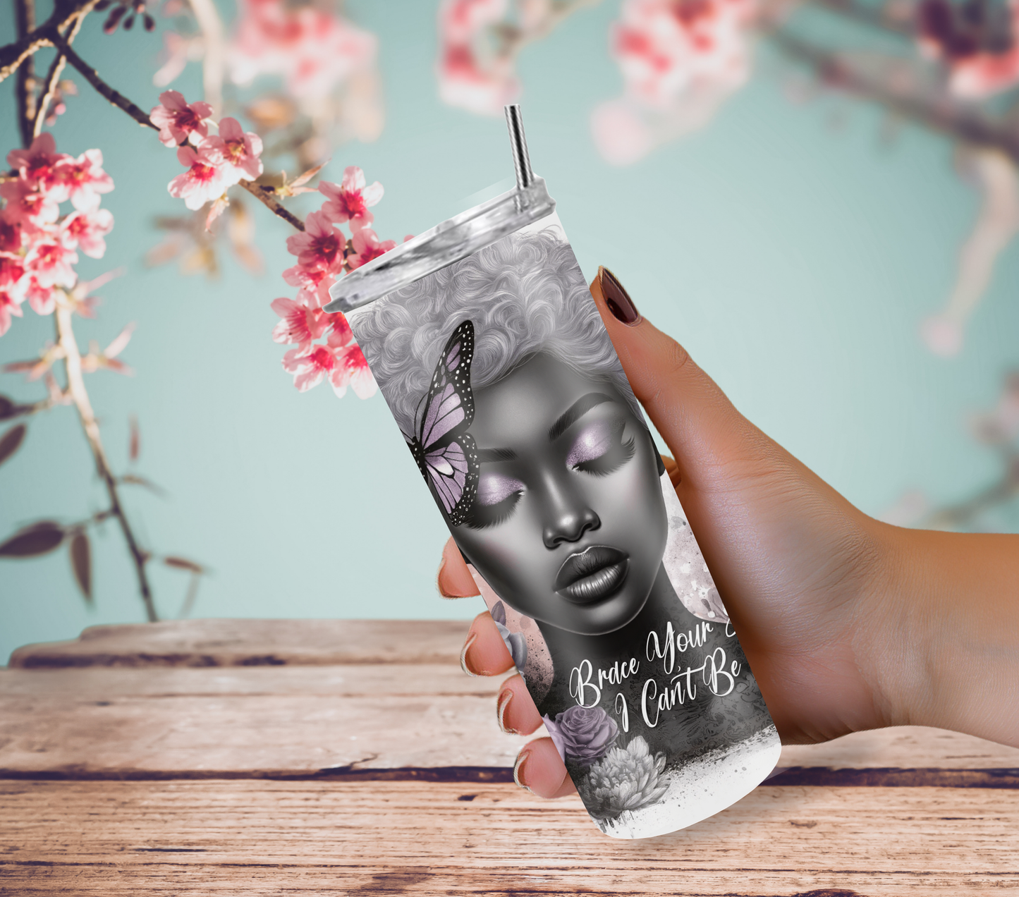Brace Yourself, I Can't Be Stopped 20oz Skinny Tumbler