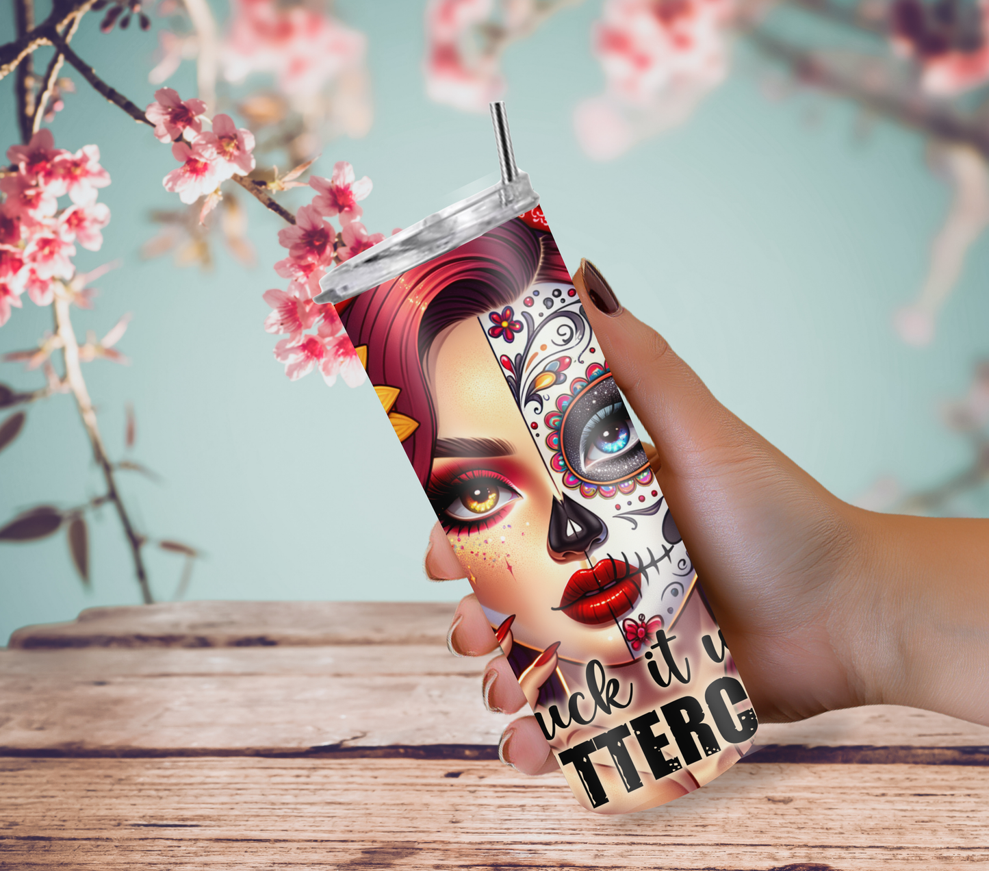 Suck It Up, Buttercup 20oz Skinny Tumbler