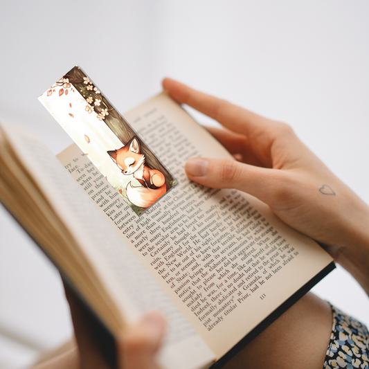 Friendly Fox Bookmark Set or Individual