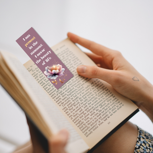 Positive Affirmations Bookmark Set or Individual