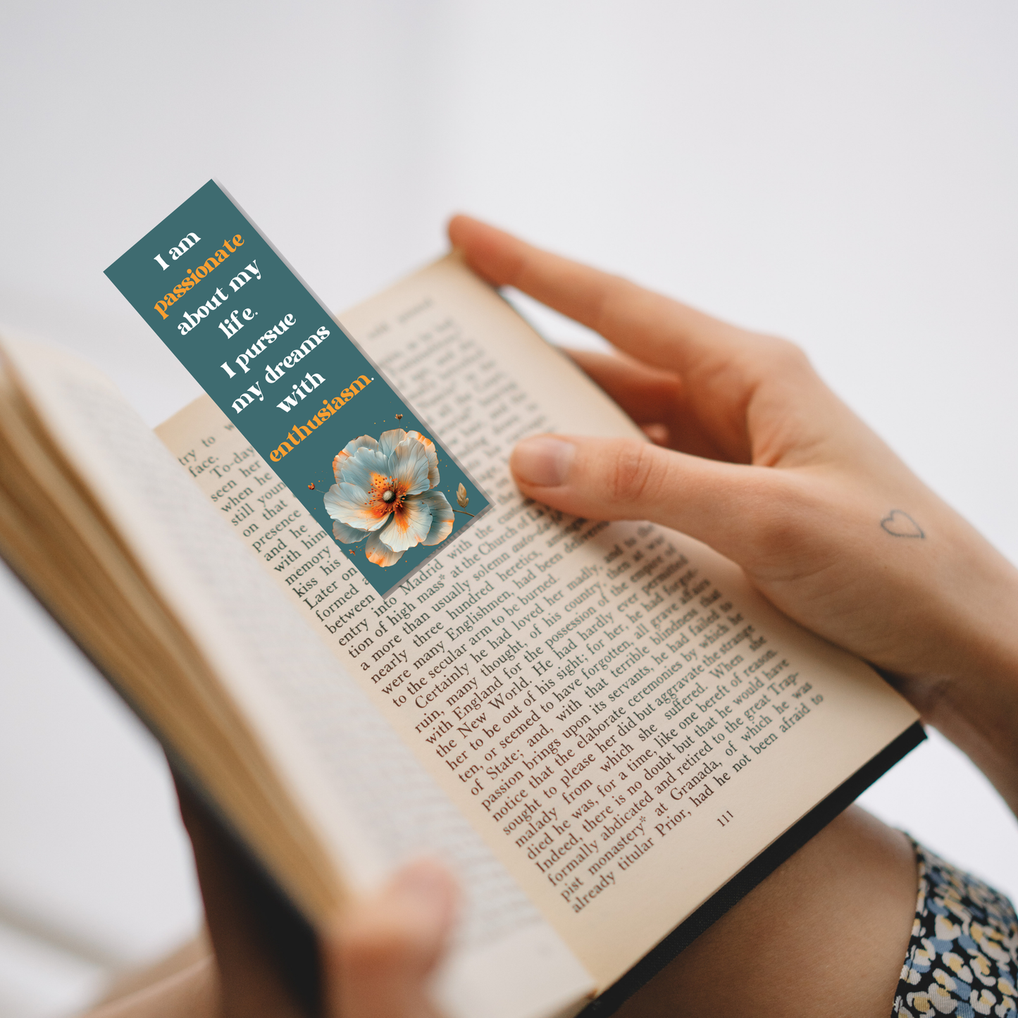Positive Affirmations Bookmark Set or Individual