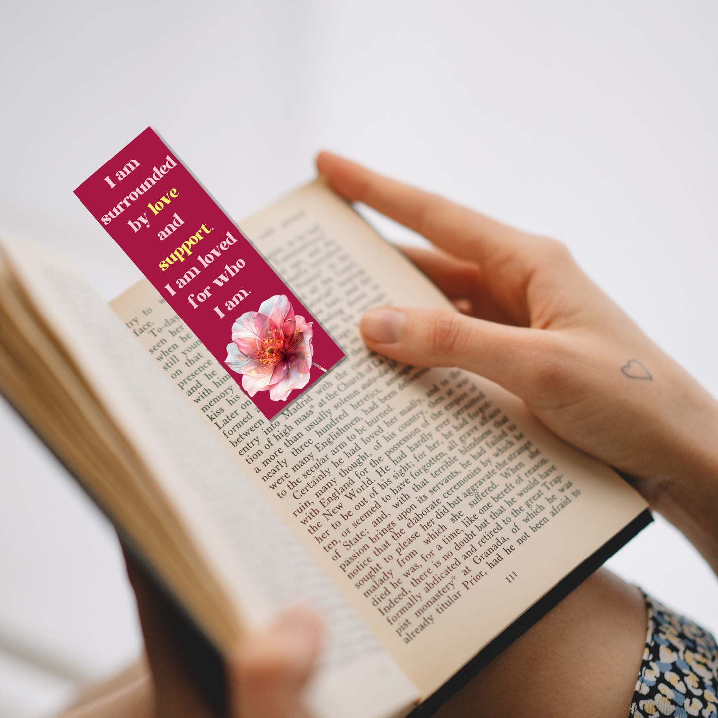 Positive Affirmations Bookmark Set or Individual