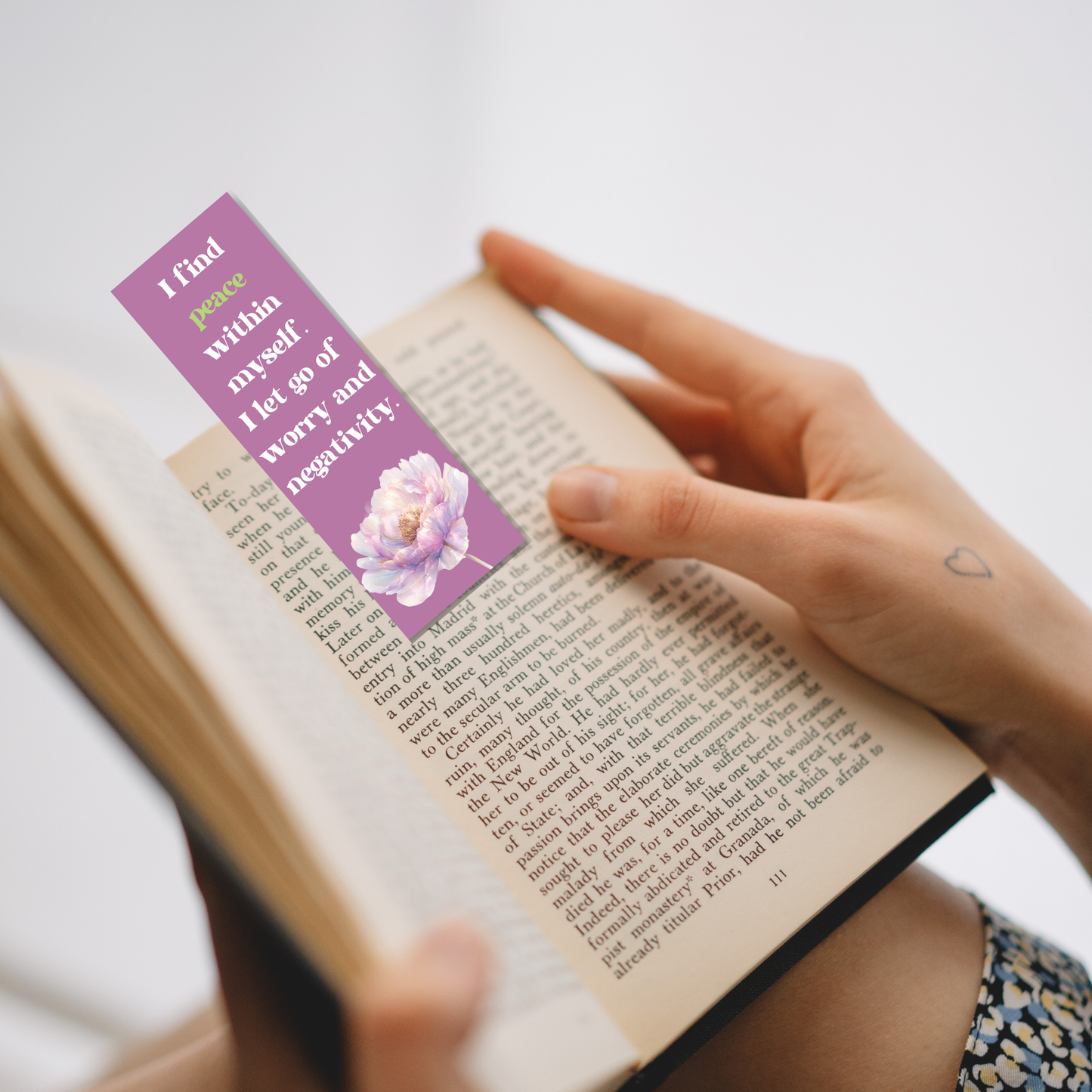 Positive Affirmations Bookmark Set or Individual