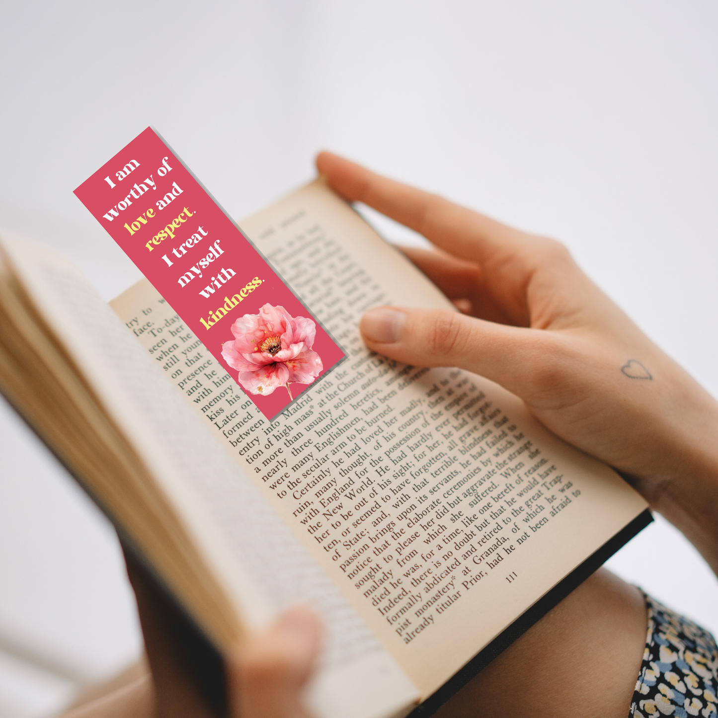 Positive Affirmations Bookmark Set or Individual