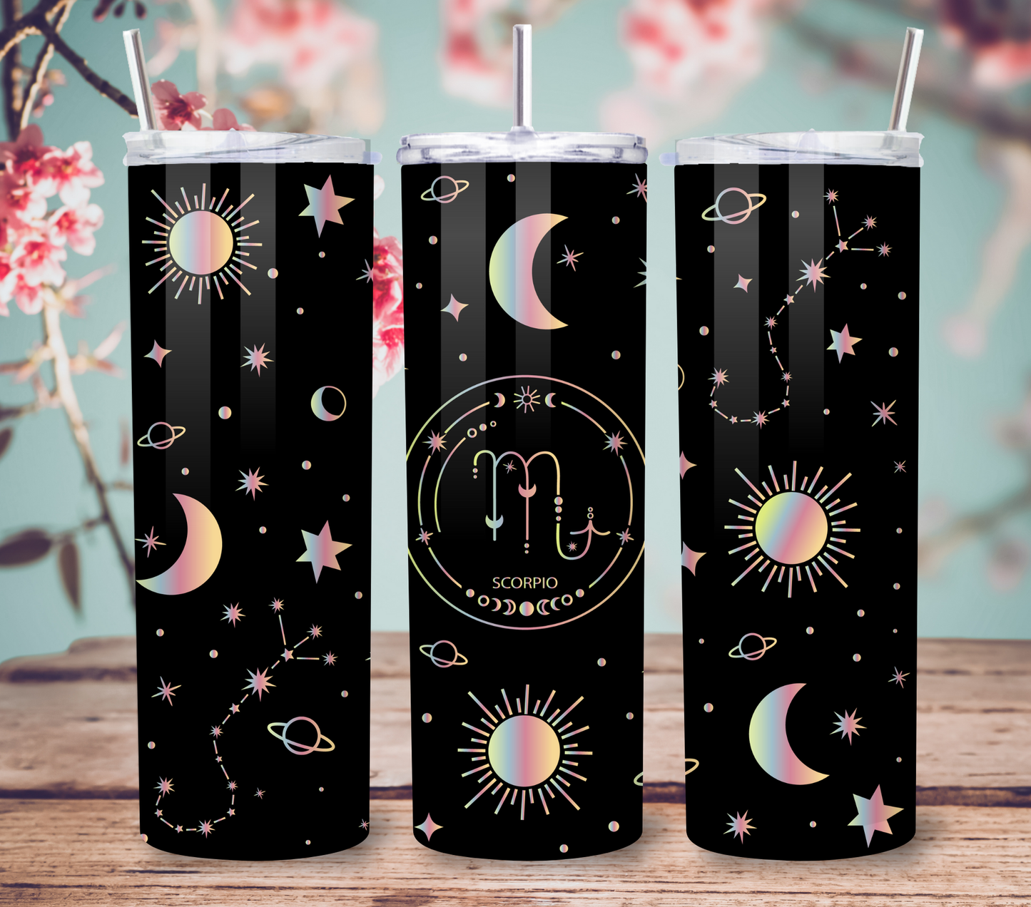Scorpio 20oz Tumbler, Zodiac Tumbler, Astrological Tumbler