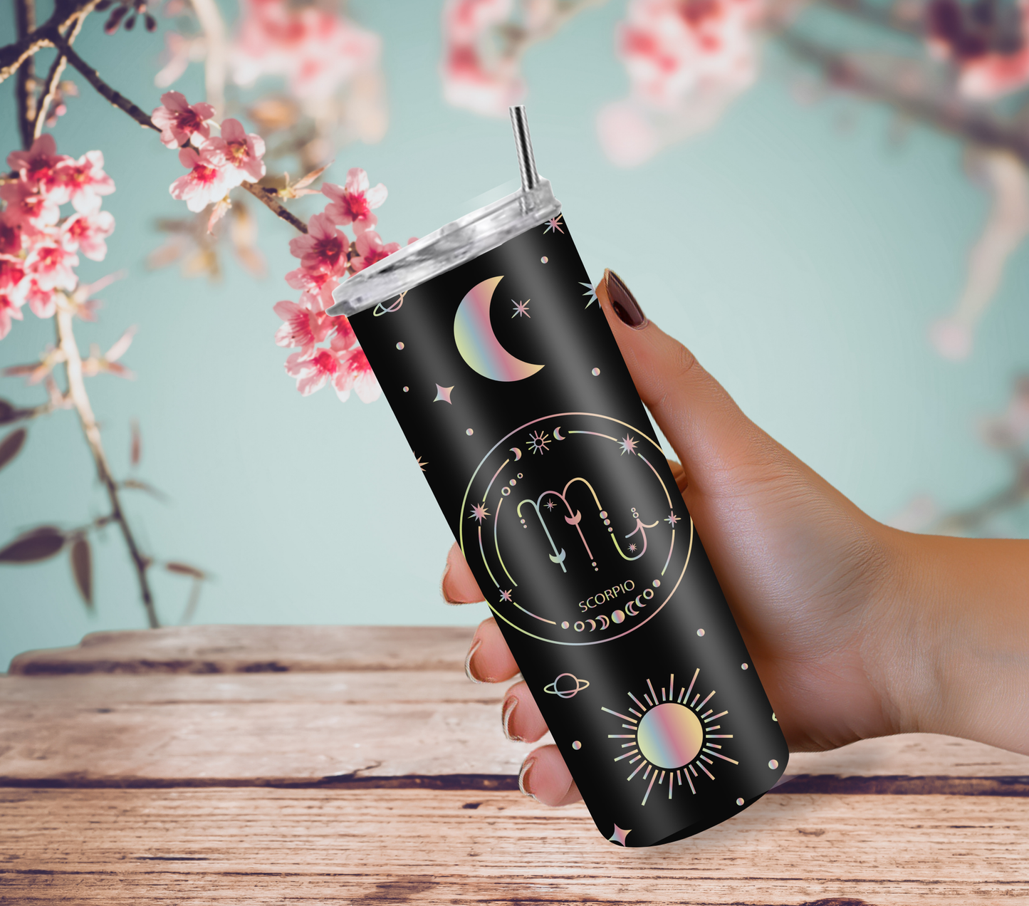 Scorpio 20oz Tumbler, Zodiac Tumbler, Astrological Tumbler