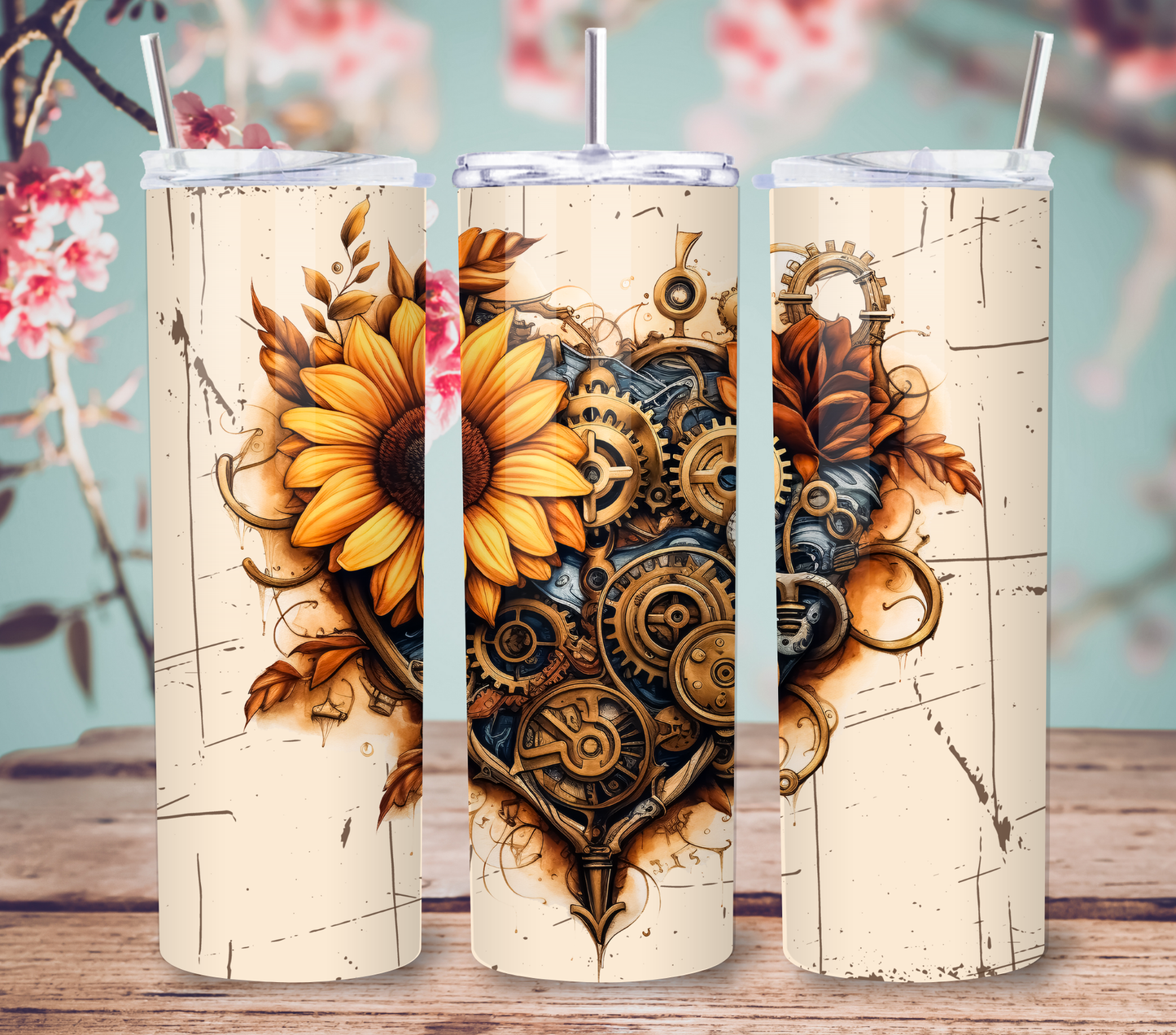 Steampunk Tumblers