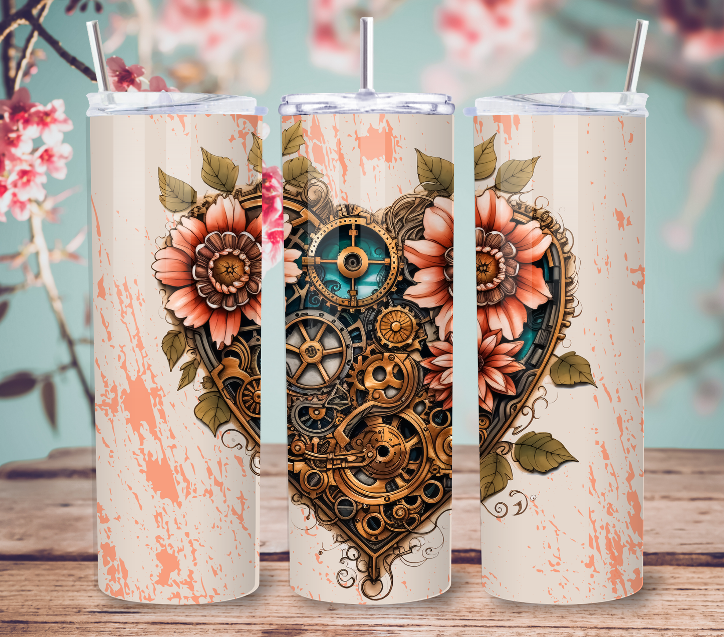 Steampunk Tumblers