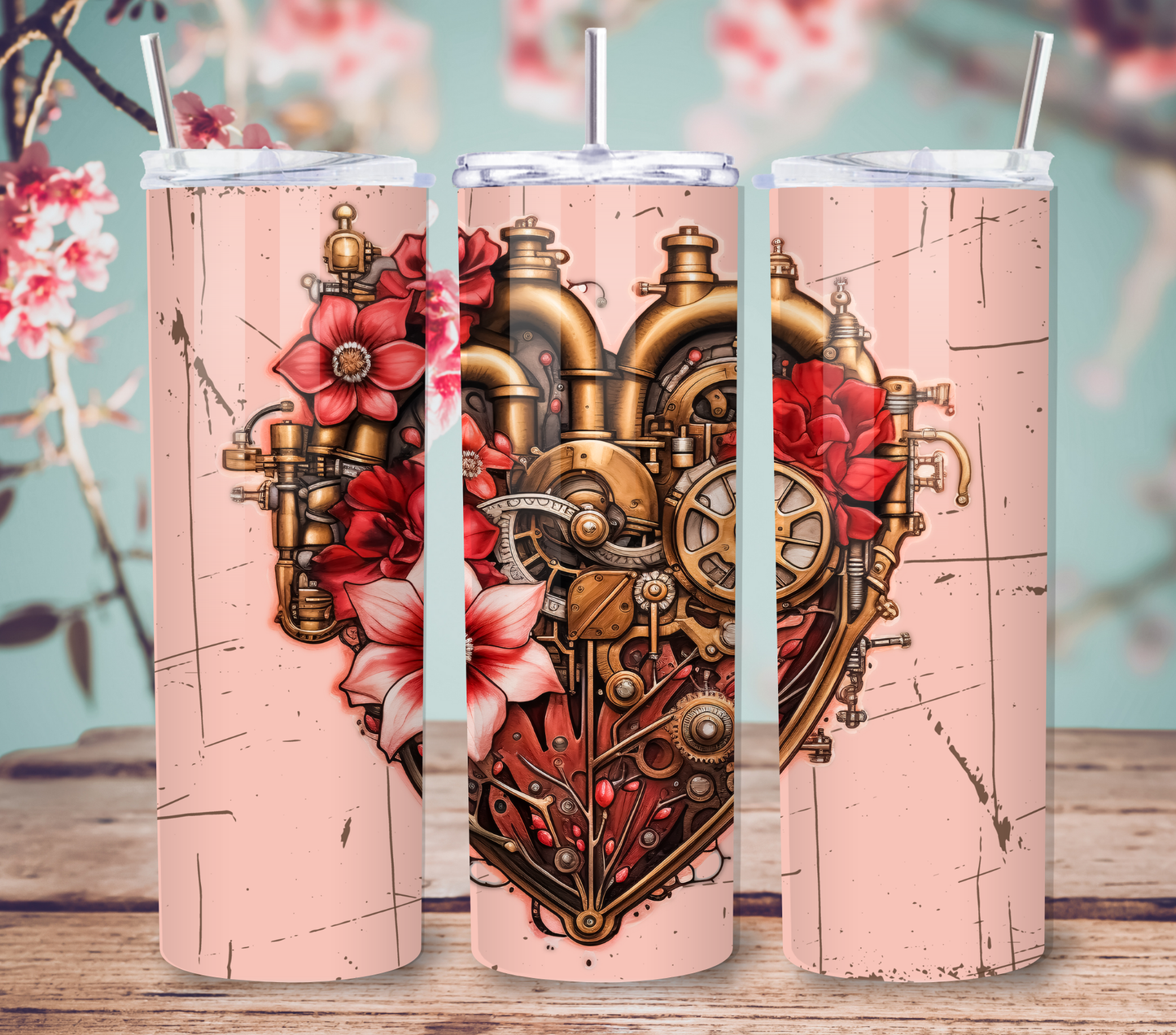 Steampunk Tumblers