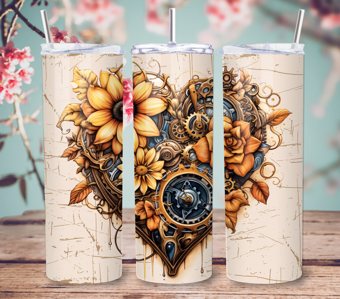 Steampunk Tumblers