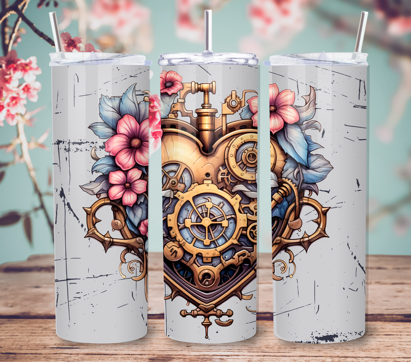 Steampunk Tumblers