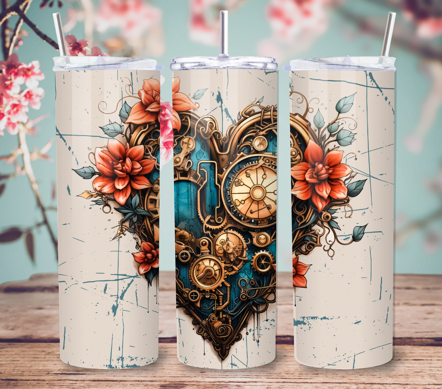 Steampunk Tumblers