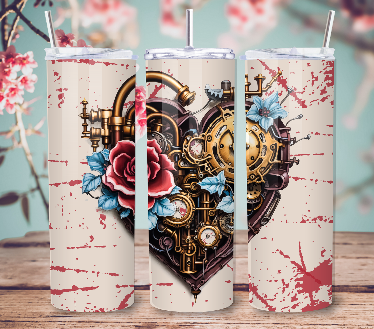 Steampunk Tumblers